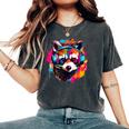 Retro Raccoon Headphones Tee | Oversized Comfort for Adults & Kids Pepper