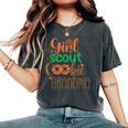 Scout For Girl Cookie Grandma Scouting Family Matching Women's Oversized Comfort T-Shirt Pepper