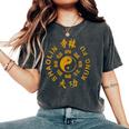 Shaolin Kung Fu Artes Marciales Chinas Tradicionales Cuello Camiseta extragrande cómoda para mujer Pepper
