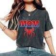 Spider Mom Family Birthday Boy Retro Mother's Day Women's Oversized Comfort T-Shirt Pepper