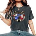 USA Patriotic Raccoon Shirt July 4th T-Shirt Trash Panda Women's Oversized Comfort Colors T-Shirt Pepper