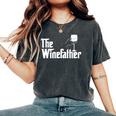 Winefather Wine Dad Dad Red Wine White Wine Women's Oversized Comfort T-Shirt Pepper
