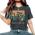 Women's Oversized Comfort Tee - Embrace Street Cat Love Pepper