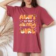 Aunt Of The Birthday Girl Dog Family Party Decorations Women's Oversized Comfort T-Shirt Blue Jean