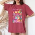 Cruise Mother Daughter Trip 2025 Mom Daughter Vacation Women's Oversized Comfort T-Shirt Blue Jean