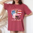 Make Great Again Trump Mother Day Mama Women's Oversized Comfort T-Shirt Blue Jean