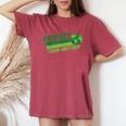 Respect Your Mother Awesome Earth Day Globe Graphic Women's Oversized Comfort T-Shirt Blue Jean