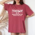 47 President Donald Trump Inauguration Day 2025 Memorabilia Women's Oversized Comfort T-Shirt Crimson