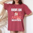 Have An Anime Zing Valentines Day Kawaii Otaku Kid Women's Oversized Comfort T-Shirt Crimson