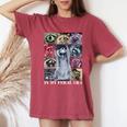 Autism Awareness Women’s Oversized T-Shirt | Fun Racoon Meme Crimson