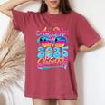 Aw Ship It's A 2025 Girls Trip Matching Cruise Trip Women Women's Oversized Comfort T-Shirt Crimson