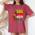 Black History For Black Queen Afro Queen Women's Oversized Comfort T-Shirt Crimson