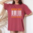 Dad Of Horse Lover Equestrian Horseback Rider Horse Riding Women's Oversized Comfort T-Shirt Crimson