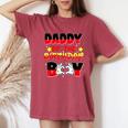Dad And Mom Daddy Of The Birthday Boy Family Party Decor Women's Oversized Comfort T-Shirt Crimson