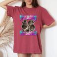 Even Baddies Get Saddies Women's Oversized T-Shirt - Funny Meme Crimson