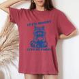 Funny Raccoon Meme Women's Oversized T-Shirt - Comfort & Style Crimson