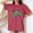 Where Them Vintage Fans At Black Girl For Girls Women's Oversized Comfort T-Shirt Crimson