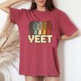 Morel Mushroom Yeet Jouet Amusant Pour Chasseurs De Champignons T-shirt oversize confortable pour femme Crimson