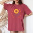 Multiple Sclerosis Awareness Sunflower Ms Warrior Support Camiseta extragrande cómoda para mujer Crimson