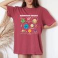 Neurodiverse Universe Space Planet Special Education Teacher Women's Oversized Comfort T-Shirt Crimson
