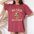 No Tags No Restarts Cowboy Western Country Fan Line Dance Cuello Camiseta extragrande cómoda para mujer Crimson