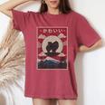Pomeranian Japanese Kawaii Dog Mom Dad Women's Oversized Comfort T-Shirt Crimson Pomeranian Japanese Kawaii Dog Mom Dad Women's Oversized Comfort T-Shirt Crimson