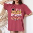 Proud Mom Of A 2025 Graduate Mom Graduation 2025 Mother Women's Oversized Comfort T-Shirt Crimson