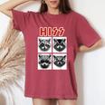Raccoon Band Concert Oversized T-Shirt for All - Music Lovers Crimson