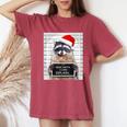 Raccoon Christmas Women's T-Shirt | Funny 'Dear Santa, I Can Explain' Crimson
