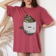 Raccoon Lover Comfort Colors Women’s Oversized T-Shirt | Fun Animal Design Crimson