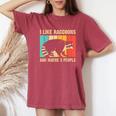 Raccoon Lover Oversized Unisex T-Shirt | Introvert Comfort Crimson