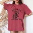 Raccoon Sarcastic Women's Oversized T-Shirt - Comfort Colors Tee Crimson