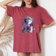 Rats Howling At The Moon Shirt Rat Women's Oversized Comfort Colors T-Shirt Crimson