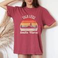 Retro Talk Less Smile More Shirt Historic Hamilton Quote Women's Oversized Comfort Colors T-Shirt Crimson