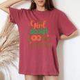 Scout For Girl Cookie Grandma Scouting Family Matching Women's Oversized Comfort T-Shirt Crimson