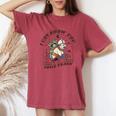 I Can Show You Some Trash Raccoon Possum Raccoon Tee Women's Oversized Comfort Colors T-Shirt Crimson