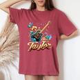 Taylor Primer Nombre I Love Taylor Girls Groovy Birthday Y2k Camiseta extragrande cómoda para mujer Crimson