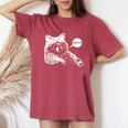 Trash Panda Tshirt - Funny Meme for Teens | Women's Oversized Tee Crimson