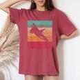 Whale Orca Retro Hombres Es Novedadintage Camiseta extragrande cómoda para mujer Crimson