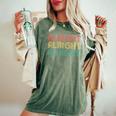 Alright Retro 70'S Distressed Vintage Classic Seventies Women's Oversized Comfort T-Shirt Moss
