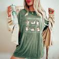 Amino Acid Cats Chemistry Cute Science Teacher Cat Lovers Women's Oversized Comfort T-Shirt Moss