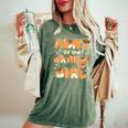 Aunt Of The Birthday Girl Dog Family Party Decorations Women's Oversized Comfort T-Shirt Moss