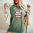 Baseball Mimi Bandana Leopard Fans Mother's Day Women's Oversized Comfort T-Shirt Moss