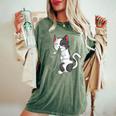Cat Lovers Kitty Dueño Niñas Niños Es Camiseta extragrande cómoda para mujer Moss
