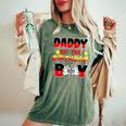 Dad And Mom Daddy Of The Birthday Boy Family Party Decor Women's Oversized Comfort T-Shirt Moss