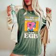 Diseño Divertido Yo Sobreviví A La Egb 80S En Español Cuello Camiseta extragrande cómoda para mujer Moss