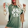 Dog Groomer Gifts For Women Dog Grooming Women's Oversized Comfort Colors T-Shirt Moss