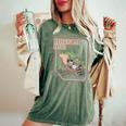 Dream Big Raccoon Women's Oversized Tee - Playful Comfort Moss