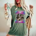 Even Baddies Get Saddies Women's Oversized T-Shirt - Funny Meme Moss