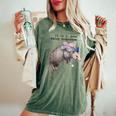 Fairy Godpossum Raccoon Trash Panda Women's Oversized T-Shirt Moss